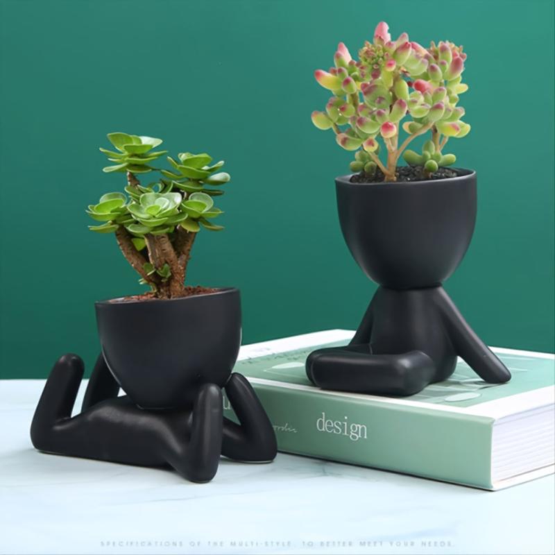 Creative Ceramic Succulent Flower Pot for Home Decor