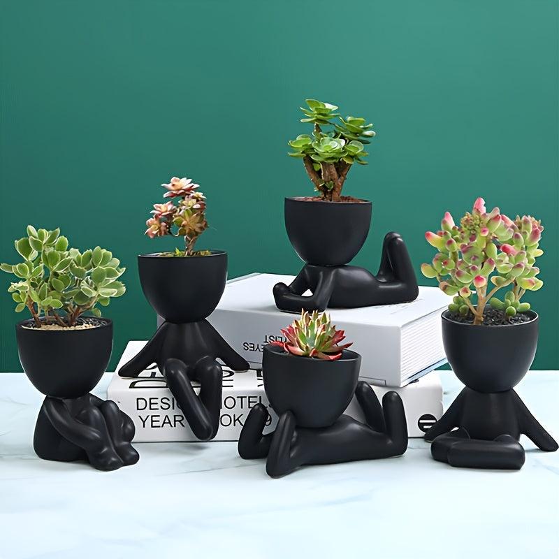 Creative Ceramic Succulent Flower Pot for Home Decor
