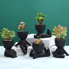 Creative Ceramic Succulent Flower Pot for Home Decor
