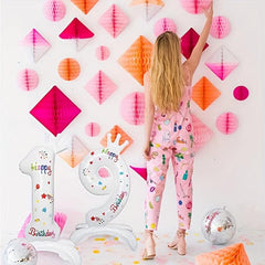 Standing Digital Balloon Crown Printed DIY Creative Small Gift