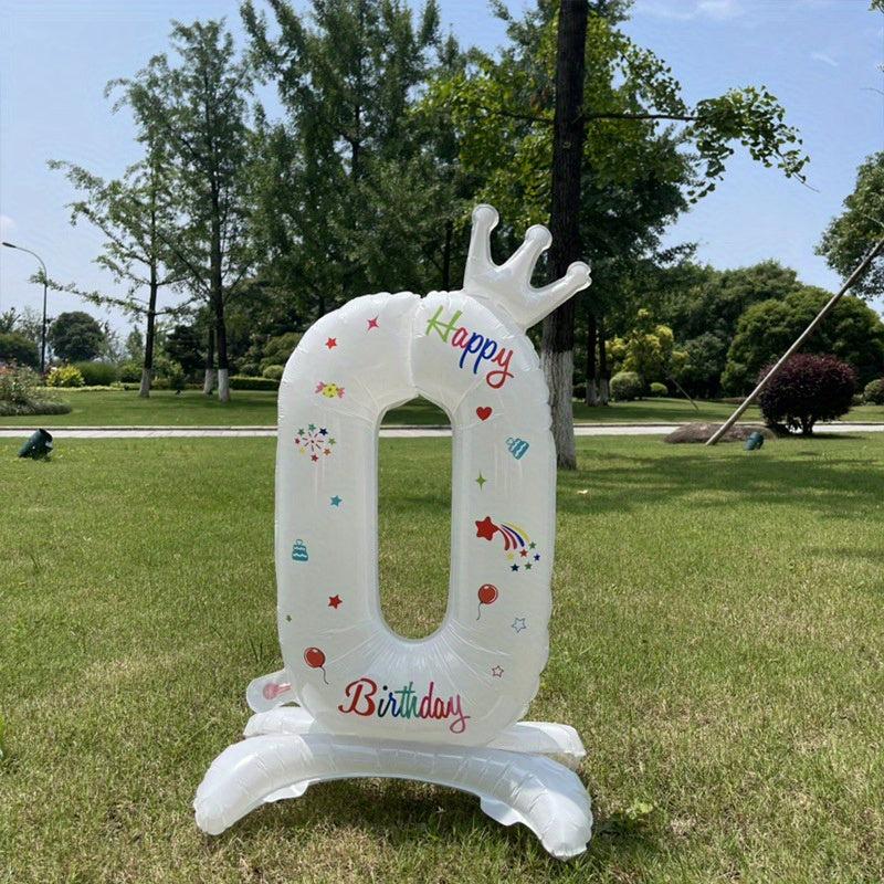 Standing Digital Balloon Crown Printed DIY Creative Small Gift