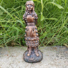 Wonderland Ornament Set Cast Stone Resin Statue Alice In Wonderland