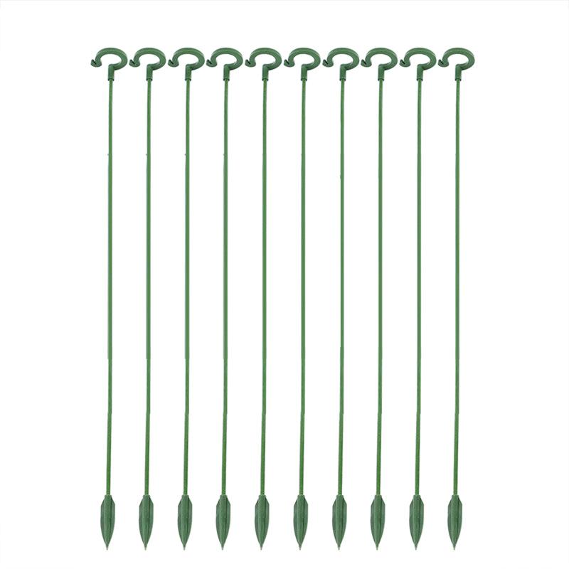 10pcs Flower Plant Support Rods for Home Gardening & Living Room Decor
