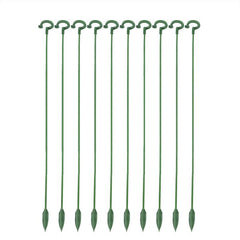 10pcs Flower Plant Support Rods for Home Gardening & Living Room Decor