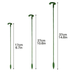 10pcs Flower Plant Support Rods for Home Gardening & Living Room Decor