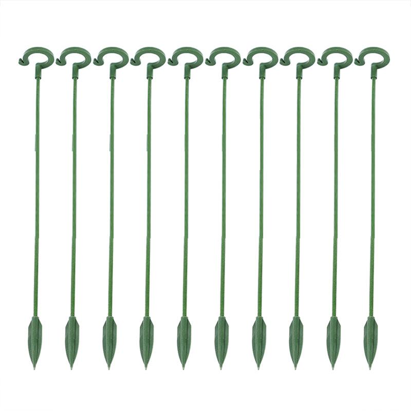 10pcs Flower Plant Support Rods for Home Gardening & Living Room Decor