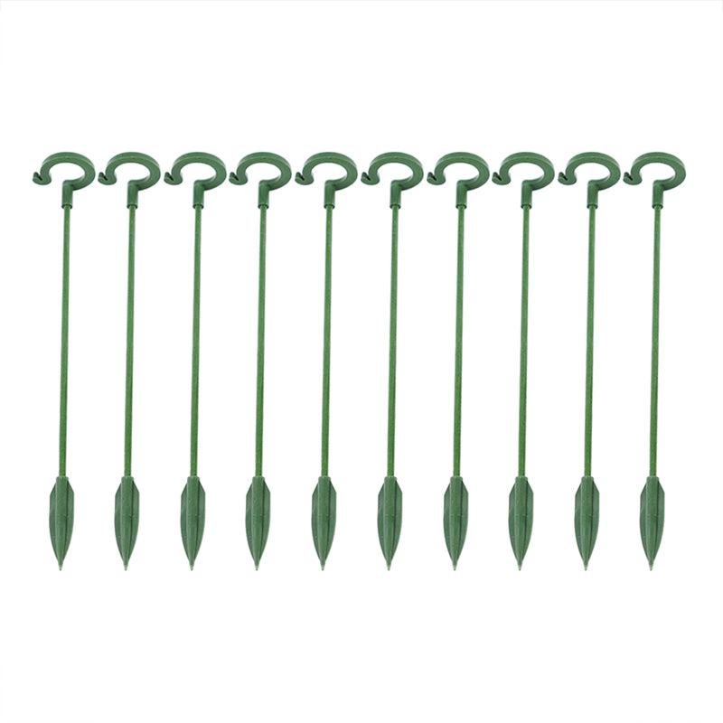 10pcs Flower Plant Support Rods for Home Gardening & Living Room Decor