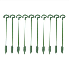10pcs Flower Plant Support Rods for Home Gardening & Living Room Decor