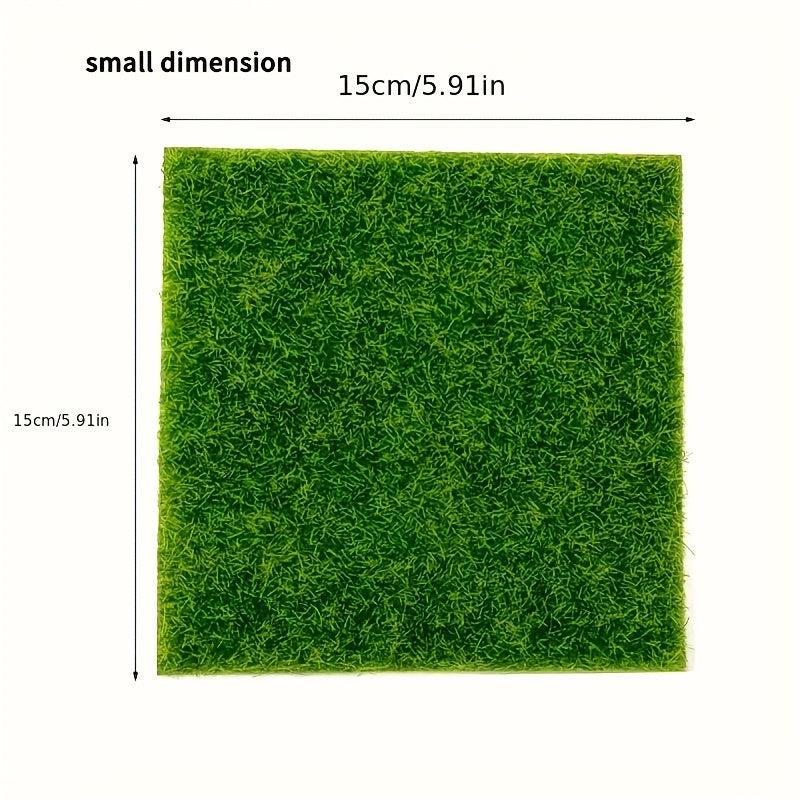 2pcs Artificial Turf Moss Micro Landscape Decoration Bonsai Accessories