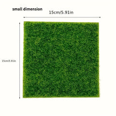 2pcs Artificial Turf Moss Micro Landscape Decoration Bonsai Accessories