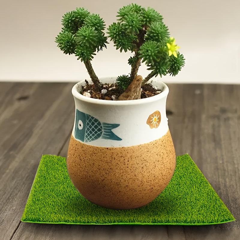 2pcs Artificial Turf Moss Micro Landscape Decoration Bonsai Accessories