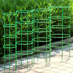 Plant Support Stakes & Half Round Rings for Easy Plant Growth