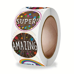 500 Sheets Reward Stickers for Teachers Motivational Stickers