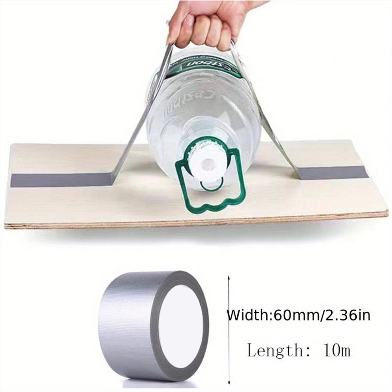 Waterproof Adhesive Fabric Duct Tape 10m Silver Gray