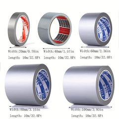 Waterproof Adhesive Fabric Duct Tape 10m Silver Gray