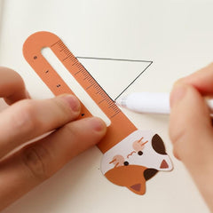 30pcs Cartoon Bookmark With Ruler Bookmarks Book Marker Clip For Students Gift