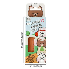 30pcs Cartoon Bookmark With Ruler Bookmarks Book Marker Clip For Students Gift