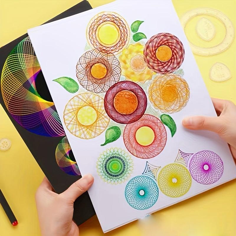 22pc Flower Ruler Set for Spiral Drawings