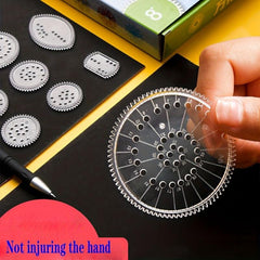 22pc Flower Ruler Set for Spiral Drawings