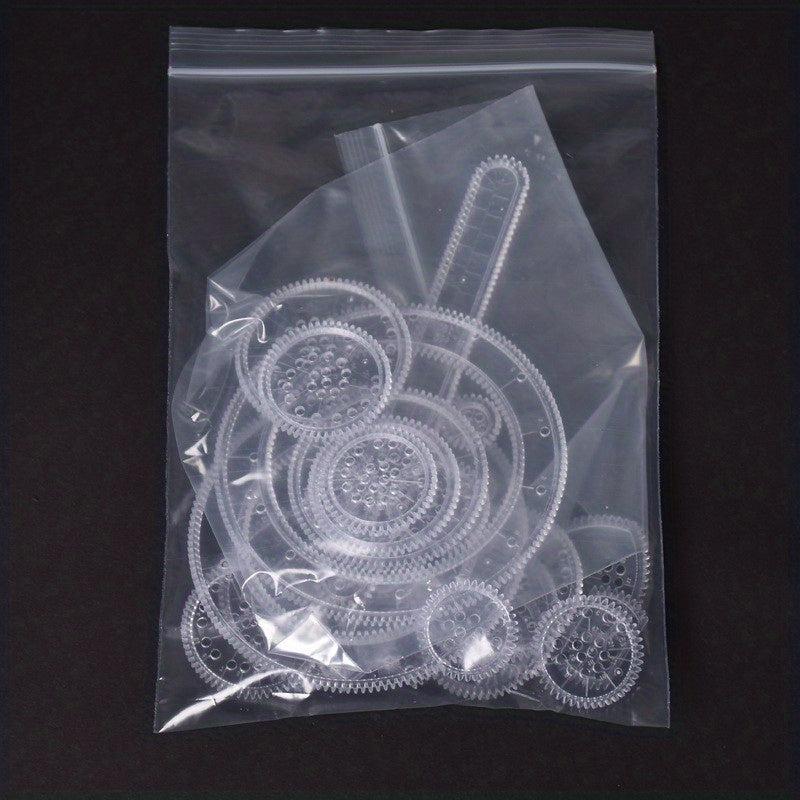 22pc Flower Ruler Set for Spiral Drawings