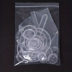 22pc Flower Ruler Set for Spiral Drawings