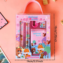 6pcs Stationery Set Christmas Presents Coin Wallet Portable Awards