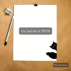 6 Cat Magnetic Bookmarks for Women - Cat Lover Book Markers