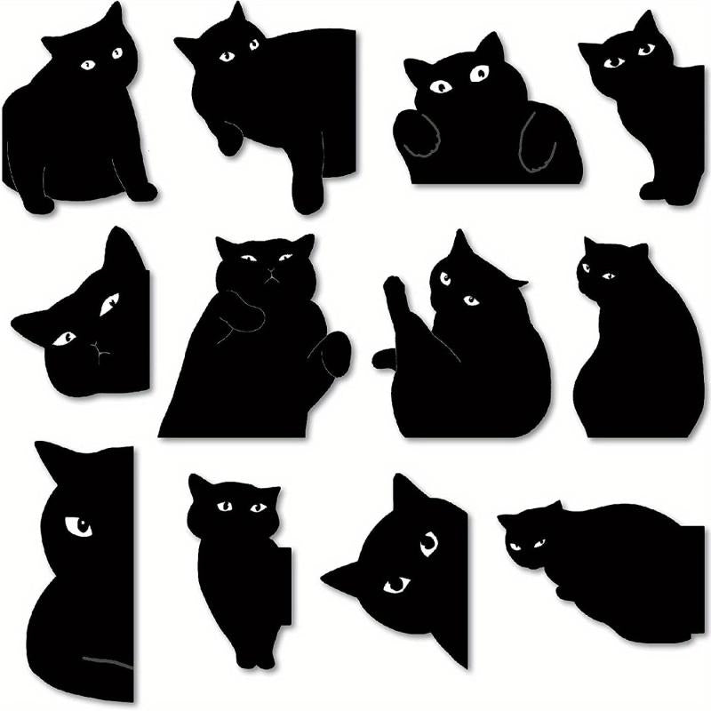 6 Cat Magnetic Bookmarks for Women - Cat Lover Book Markers