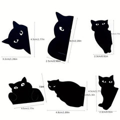 6 Cat Magnetic Bookmarks for Women - Cat Lover Book Markers