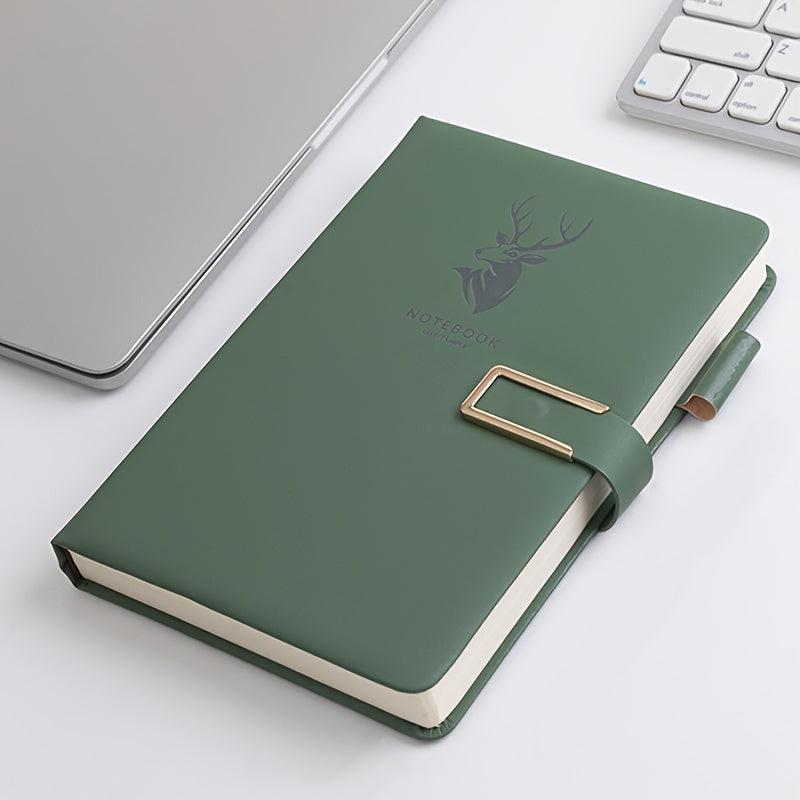 A5 Leather Buckle Soft Notebook for Office and Study