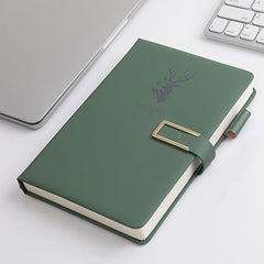 A5 Leather Buckle Soft Notebook for Office and Study