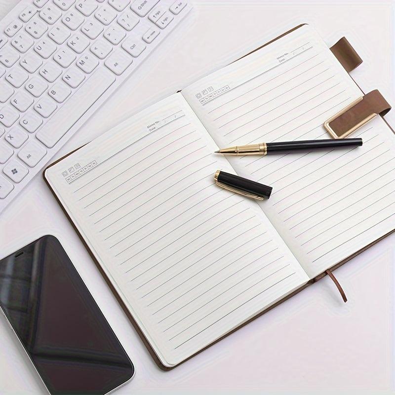 A5 Leather Buckle Soft Notebook for Office and Study
