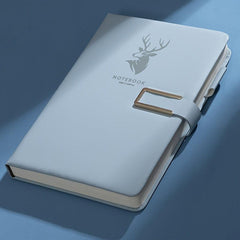 A5 Leather Buckle Soft Notebook for Office and Study