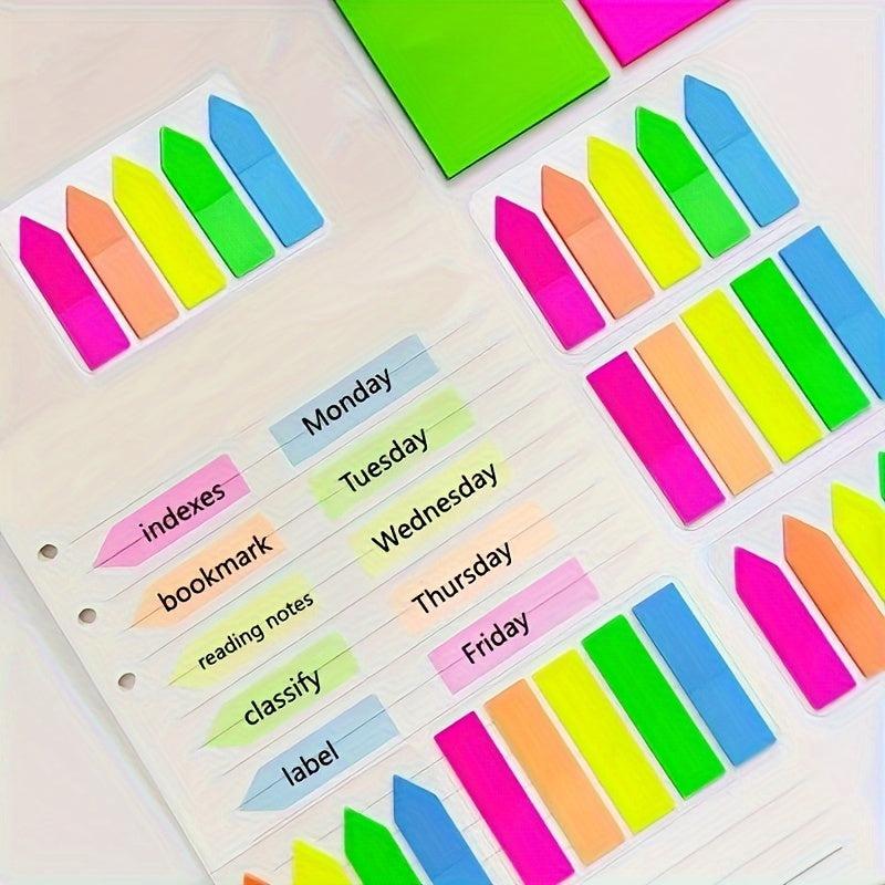 100pcs Sticky Tabs Page Markers Writable Index Tabs Sticky Notes