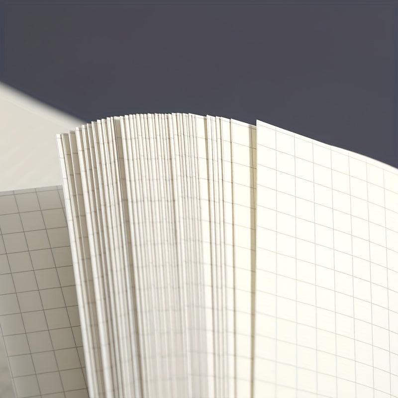 A5 Spiral Hardcover Notebook 80 Sheets Horizontal Line Grid Blank Inner Page