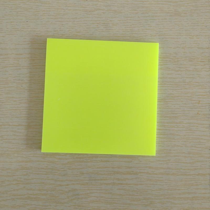 50 Sheets Transparent PET Memo Pad Sticky Notes School Supplies