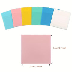 50 Sheets Transparent PET Memo Pad Sticky Notes School Supplies