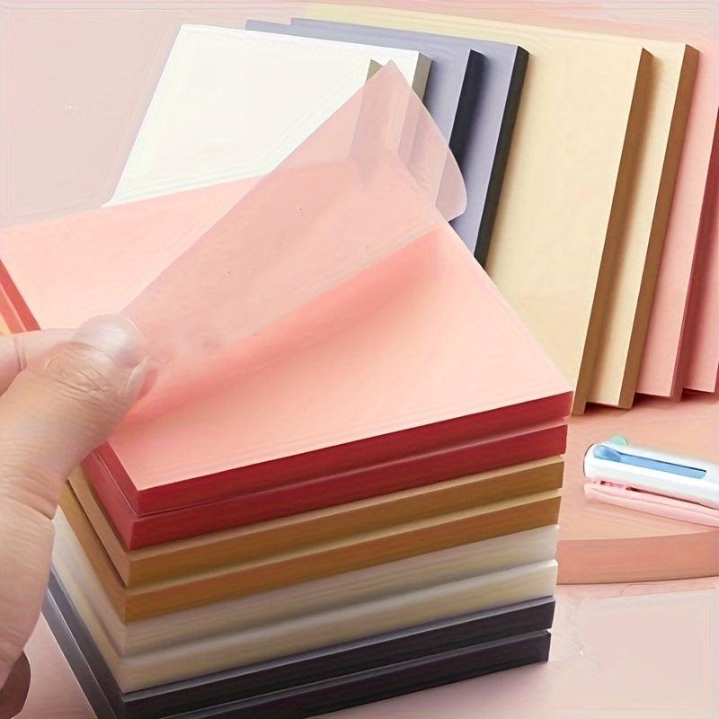 50 Sheets Transparent PET Memo Pad Sticky Notes School Supplies