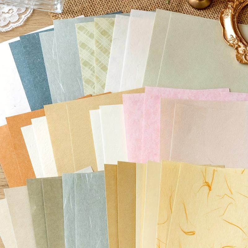 40pcs Vintage Scrapbook Paper for Crafting & Journaling