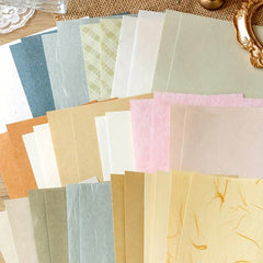 40pcs Vintage Scrapbook Paper for Crafting & Journaling