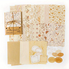 40pcs Vintage Scrapbook Paper for Crafting & Journaling
