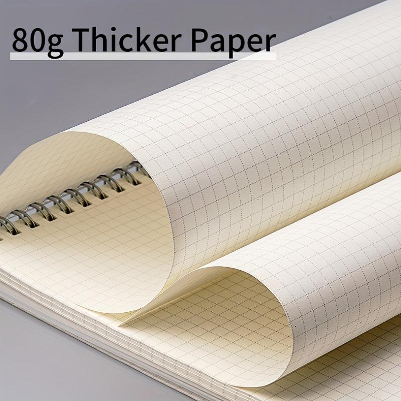 A5 B5 Grid Lined Coil Notebook