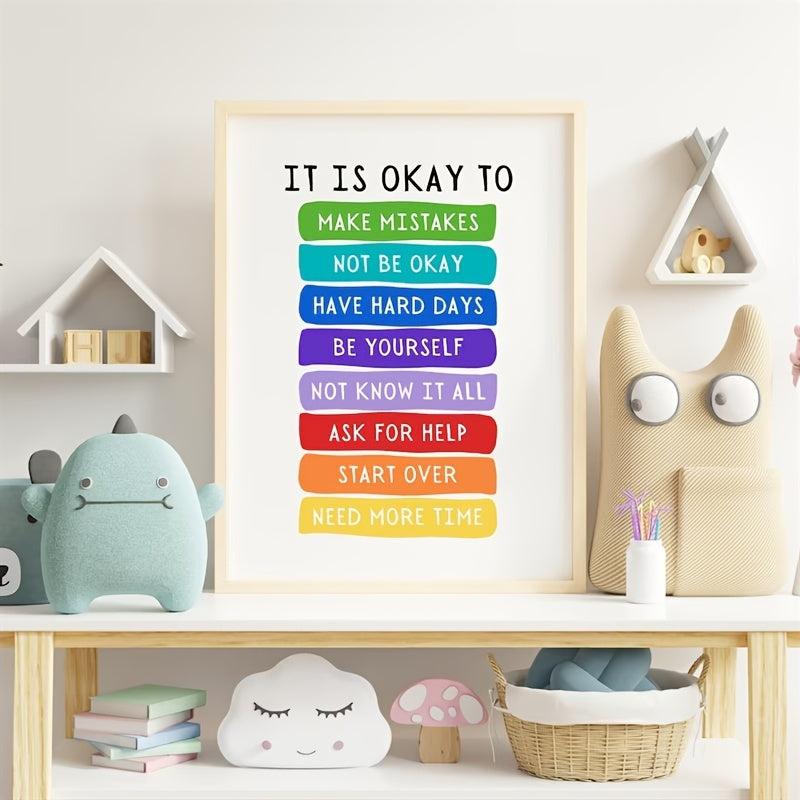 Be Yourself Motivational Poster for Classroom