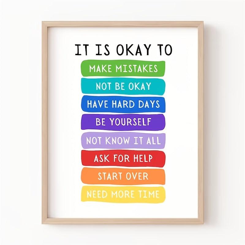 Be Yourself Motivational Poster for Classroom