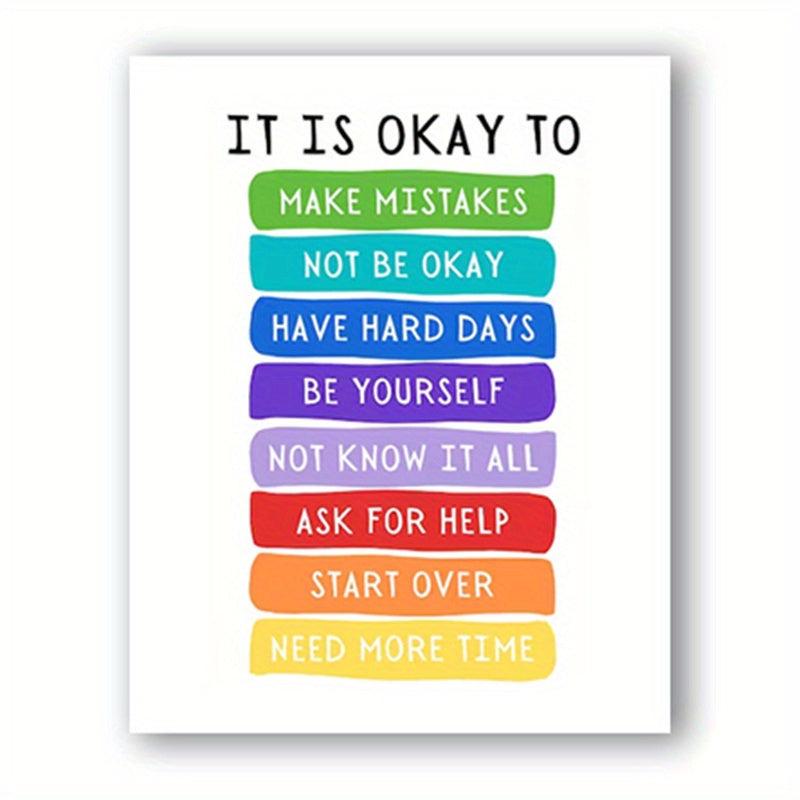 Be Yourself Motivational Poster for Classroom
