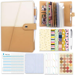 Zipper Cash Envelope Budget Binder with Budget Sheets & Stickers