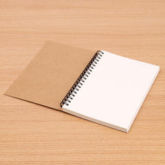50 Sheets Sketchbook Diary For Drawing Painting Graffiti Soft Cover Brown Paper