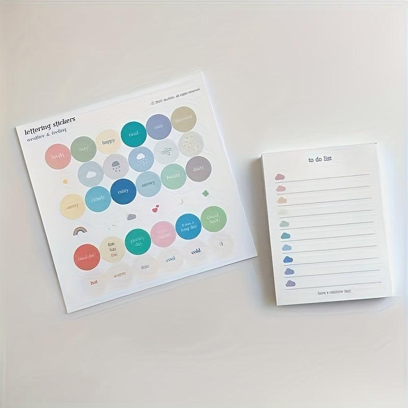 Cloud Sticky Notes Pack - Student & Office Supplies