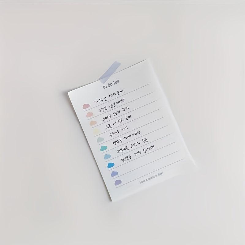 Cloud Sticky Notes Pack - Student & Office Supplies
