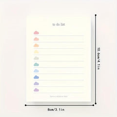 Cloud Sticky Notes Pack - Student & Office Supplies